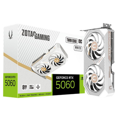 8GB Zotac Gaming GeForce RTX 5060 Twin Edge OC White Edition NVIDIA RTX5060