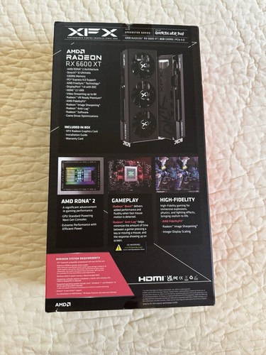 Carte graphique XFX Speedster QICK 308 AMD Radeon RX 6600 XT 8 Go GDDR6... - Photo 3/11