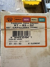 Genuine Sporlan KT-83-SZ thermostatic expansion valve (TXV) power element