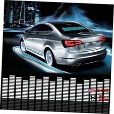 Auto Sound Music Beat Activated Car Stickers - Equalizer Glow Led - Light Blue