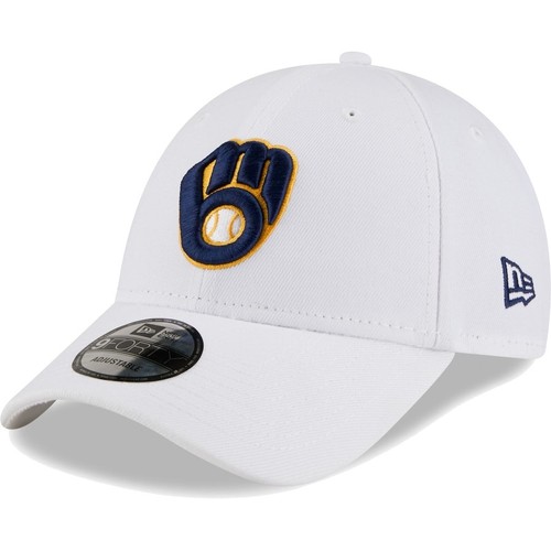 Milwaukee Brewers New Era Herrenmütze weiß League II 9FORTY verstellbar - neu MLB