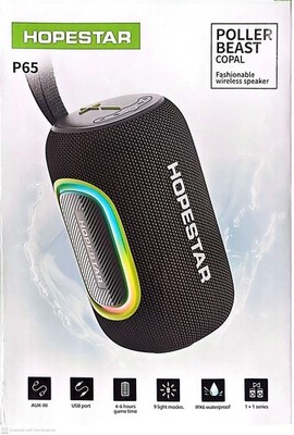 Hopestar P65 Portable Speaker Bluetooth 5.3 Waterproof 10W 3000mAh 9 Light Modes