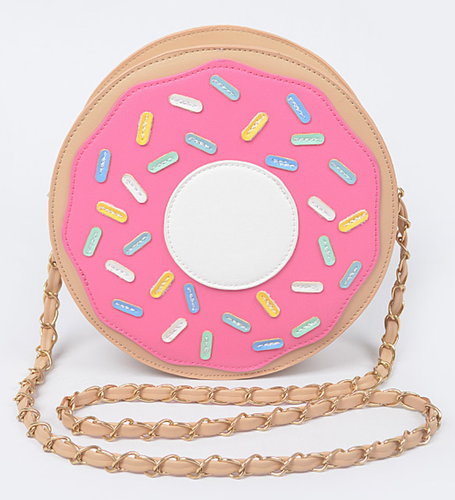 Sweet Yummy Streuskles Donutform Design Tasche Umhängetasche Schultergurt - Bild 19 von 27