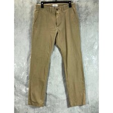 GOODFELLOW  CO Men's Sculptural Tan Hennepin Slim-Fit Chino Pants SZ 32X32