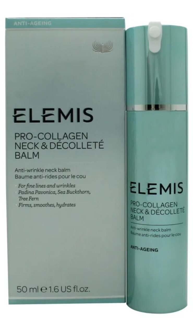 ELEMIS ANTI AGEING PRO COLLAGEN NECK AND DECOLLETE BALM WOMEN'S FOR