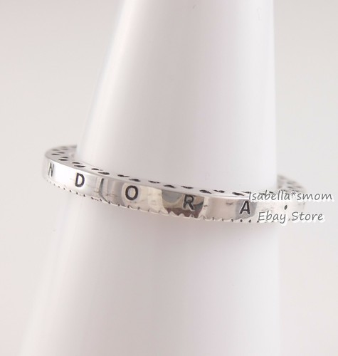 Pandora Signature Cuori Di Anello Argento 197437CZ Misura 7.5 (56) Nuovo W Tasca - Foto 2 di 5