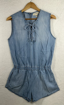 Denim Romper Cloth And Stone Chambray Romper Cloth Stone Women's