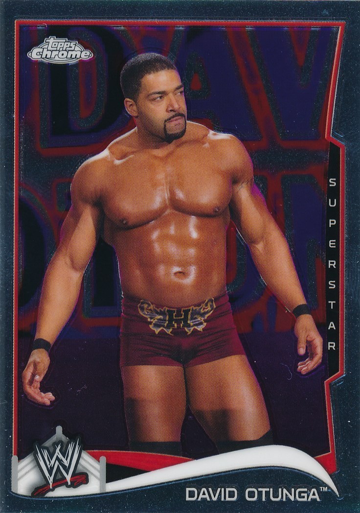 #15 DAVID OTUNGA 2014 Topps Chrome WWE