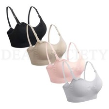 4 Pack X-Large Push Up Seamless Nursing Bra for Breastfeeding and Maternity