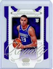 2022-23 Panini Crown Royale Asia KEEGAN MURRAY Rookie Royalty RC Silver Holo /18