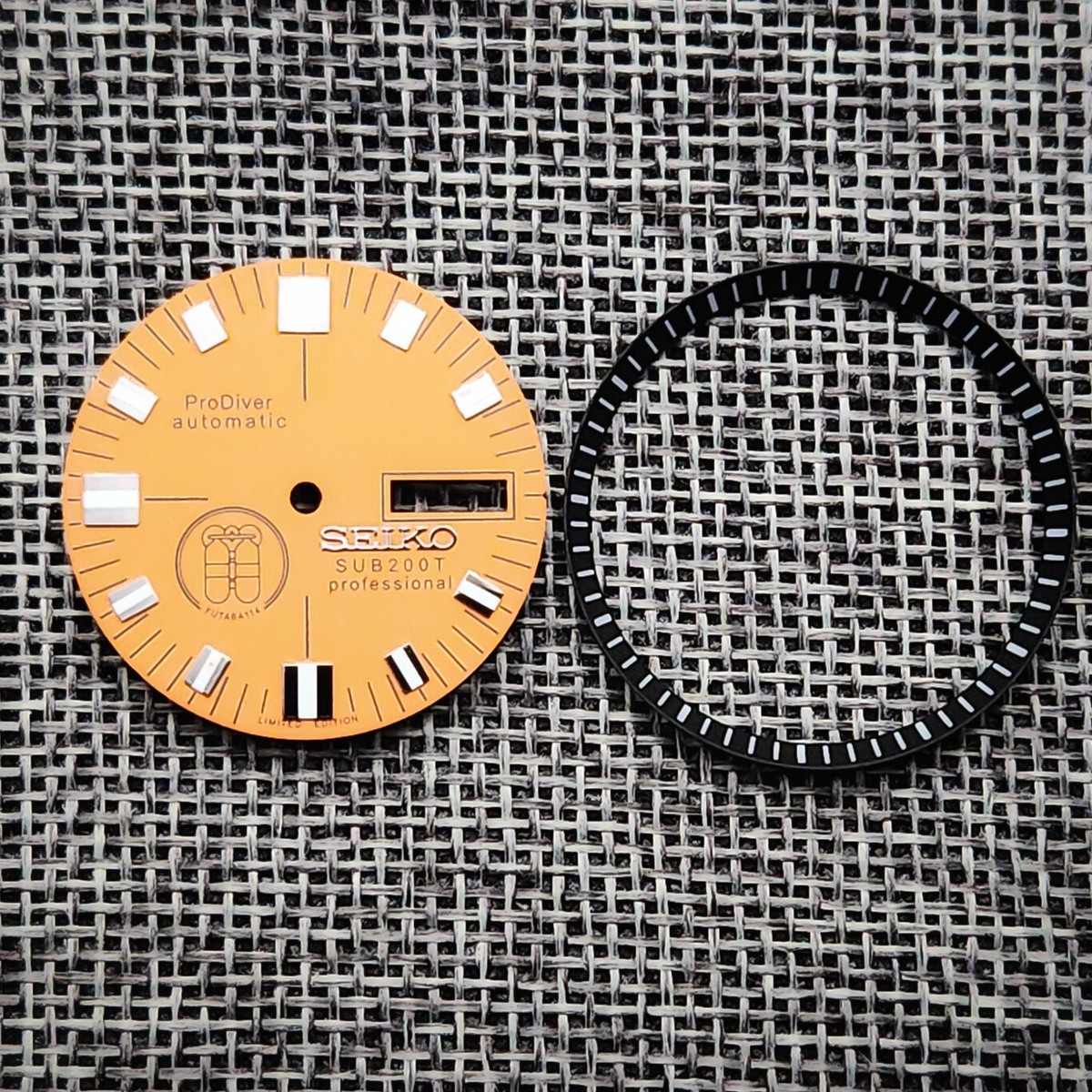 New PRO DIVER ORANGE DIAL DIVERS FOR SEIKO NH36 4R36 7S26 SKX007 w