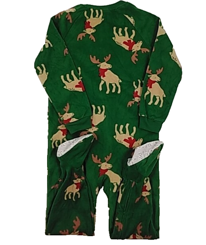 1 Carters Footie & 1 Holiday Time 2Pc Plaid Pajamas Unisex Kids Christmas Sz 5T - Picture 5 of 7