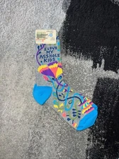 BlueQ 'I LOVE MY KIDS’ Women's Crew Socks Size 5-10 NWT