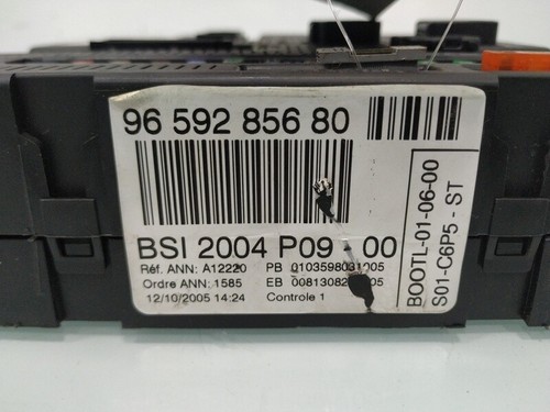 9659285680 fuse box 503839 for CITROEN C3 1.1 COLLECTION 2002 - Picture 6 of 23