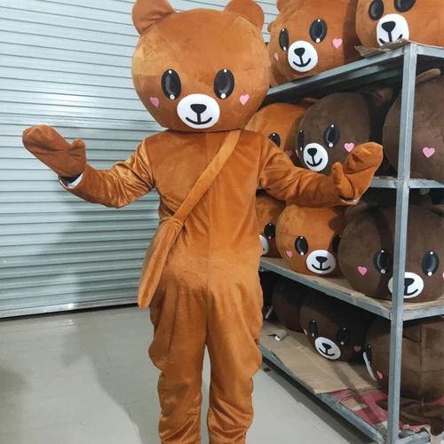Teddy Bear Mascot Costume Role-playing Halloween Party Set for Adults - Bild 9 von 16