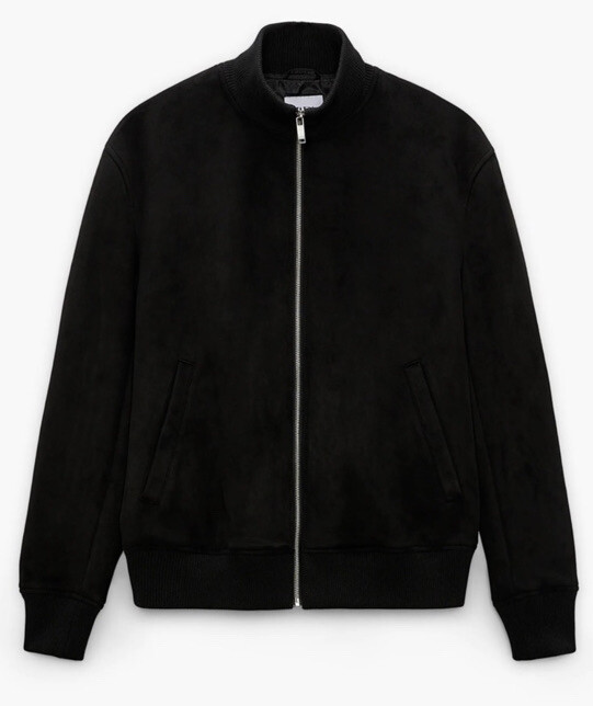 Zara Black Suede Jacket | eBay