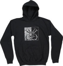 Moose Racing Youth Split Personality Hoodie Medium Black 3052-0674
