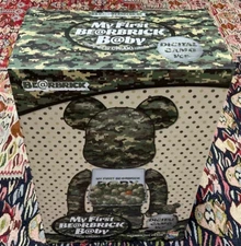 MEDICOM TOY MY FIRST BE@RBRICK B@BY DIGITAL CAMO Ver. 100％ & 400％ CHIAKI