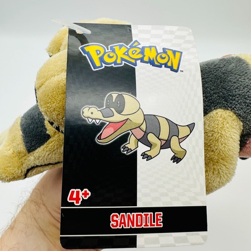 Gioco Originale Freak Set di 2 Pokémon Peluche Sandile e Drilbur Etichette Originali - Foto 7 di 18