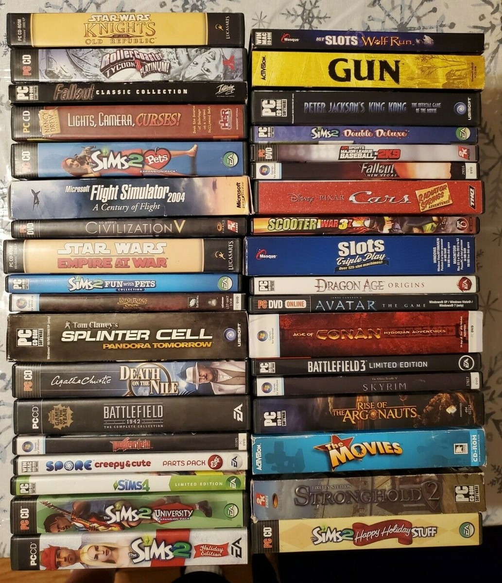 Duplikasi kelas Khayalan besar dvd video game hitam Orang fanatik Campur