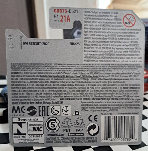 Hot Wheels 2020 "Alpha Pursuit" HW Rescue 1/10 tarjeta corta muy rara-difícil de encontrar - Imagen 4 de 4