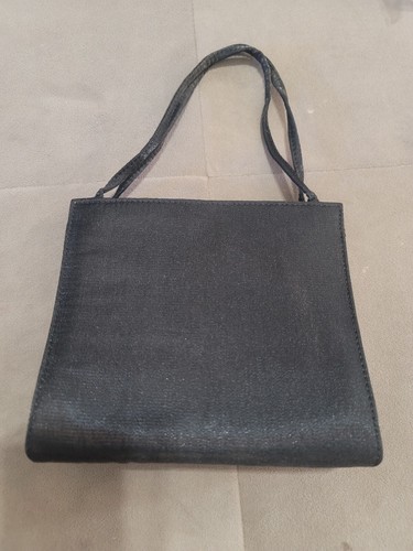 Vintage AVON Classic Black Evening Bag,Lightweight Purse,Small Satchel,Clutch - Picture 2 of 4