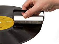 Record Vinyl Brush  NEW Fiber Anti-Static - Eliminates DUST and STATIC
