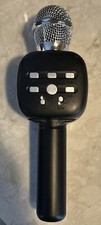 KARAOKE IJOY BLACK/SILVER GROOVE MIC-USED READ FAST SHIPPING IJKM2519 CLEAN