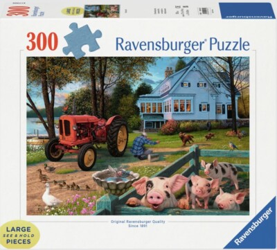 RAVENSBURGER PUZZLE*300 TEILE LARGE*STEVE READ*COUNTRY LIFE*RARITÄT*NEU+OVP