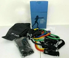  LetsFit JSD04 Exercise Resistance Bands Sets Multi-Color  5-Pack