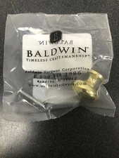 Baldwin 4704.030.BIN Classic 1-Inch Cabinet Knob, Polished Brass - Lacquered
