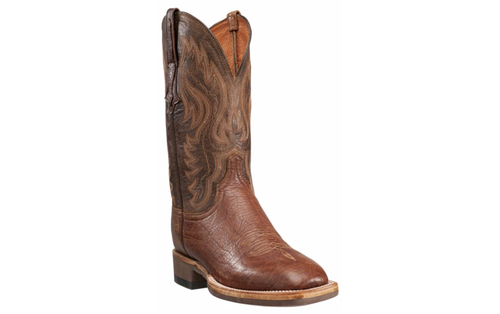 LUCCHESE Men's Miller Western Cognac 