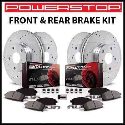 Powerstop Z23 Evolution Slotted Sport Brake Rotors & Pads for 18-22 Honda Accord