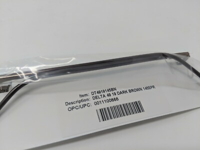 #ad #ad Rochester Opitical Eyeglasses Delta Dark Brown 49 19 145mm Full Rim $19.99