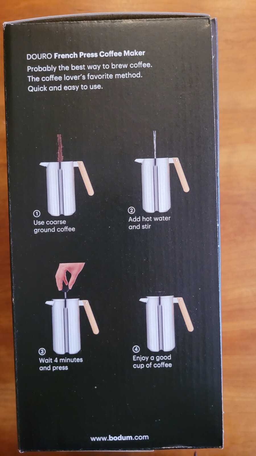 Bodum Kaffeebereiter DOURO French Press 1 L 8 Tassen Neu Unbenutzt eBay