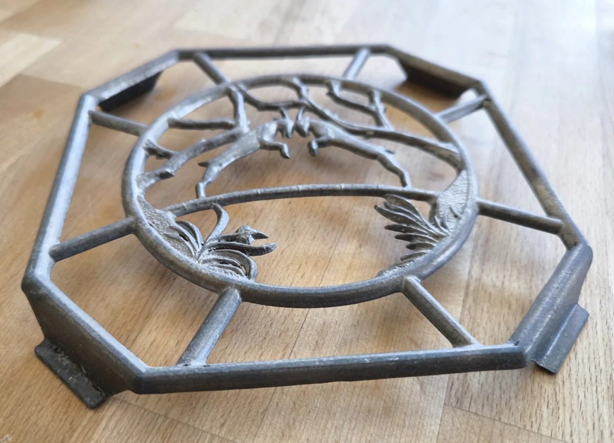 Dessous De Plat Ancien Aluminium - Vintage Années 1920-1940 - Objet Déco Cuisine