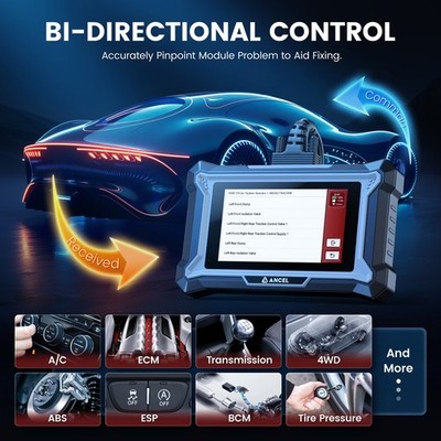 Ancel DS160 Car OBD2 Scanner All System Diagnostic Scan Tool Fit