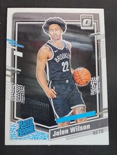 2023-24 Panini Optic #206 Jalen Wilson Rated Rookie RC Nets