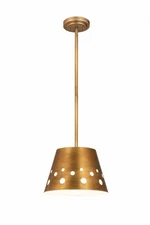Z-Lite - Katie - 1 Light Chandelier-Rubbed Brass  Finish