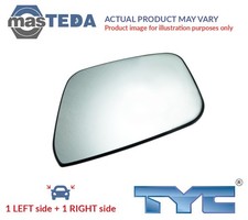 310-0237-1 REAR VIEW MIRROR GLASS PAIR LHD ONLY TYC 2PCS FOR FORD TRANSIT