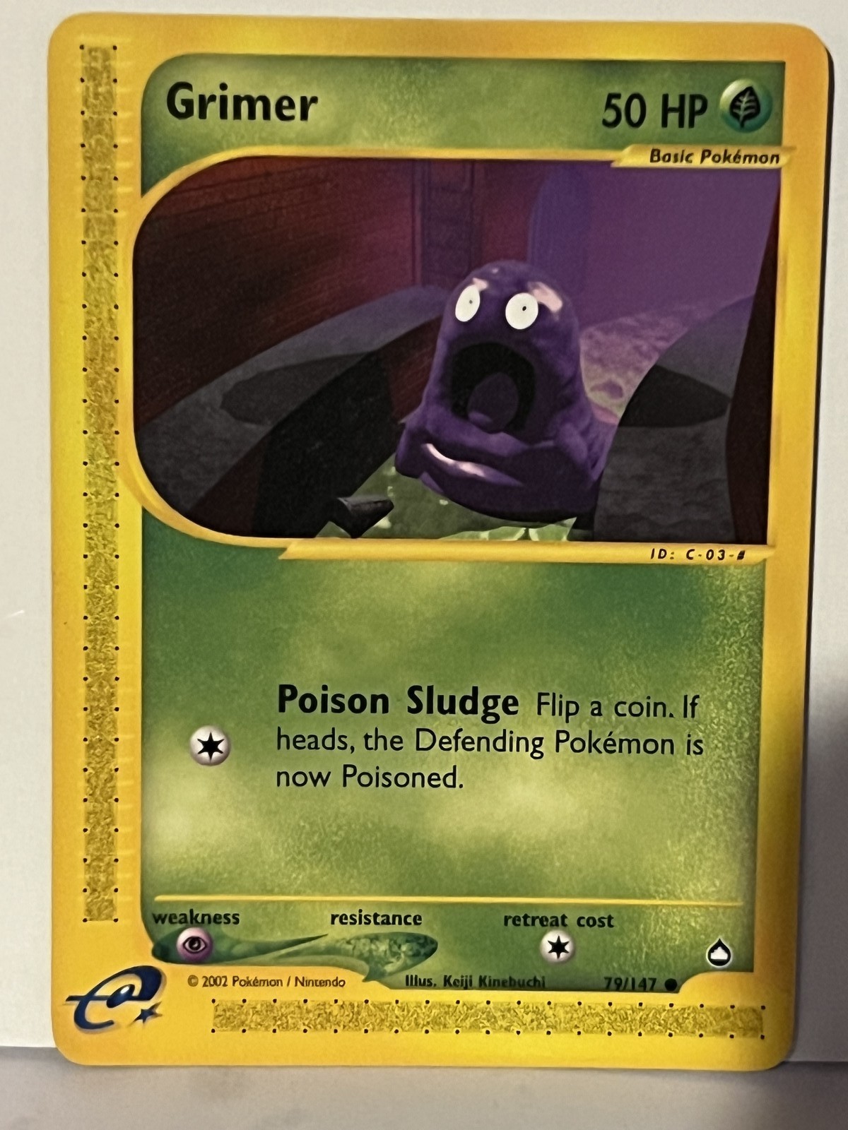Grimer 79/147 Aquapolis NM Pokemon Fast Shipping