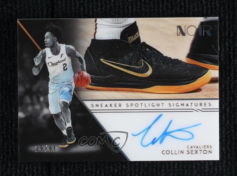 2020 Panini Noir Sneaker Spotlight Signatures 29/99 Collin Sexton #SSP-CSX Auto