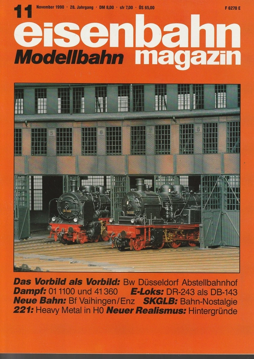 Zeitschrift: Eisenbahn Magazin / Modellbahn Heft November 1990