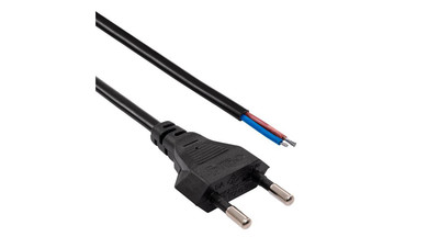 Kabel zasilający bez zakończenia Akyga AK-OT-04A CU CEE 7/16 1.5 m