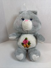 Care Bears Plush VTG 1983 Grams Bear Rose Patch Granny Kenner 15" Stuffed Animal