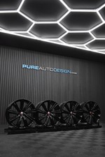 Genuine 22" F-Pace E Pace Jaguar Alloy Wheels REFURBISHED VIPER BLACK x 4