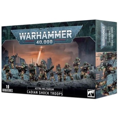 Astra Militarum Cadian Shock Troops Kit=