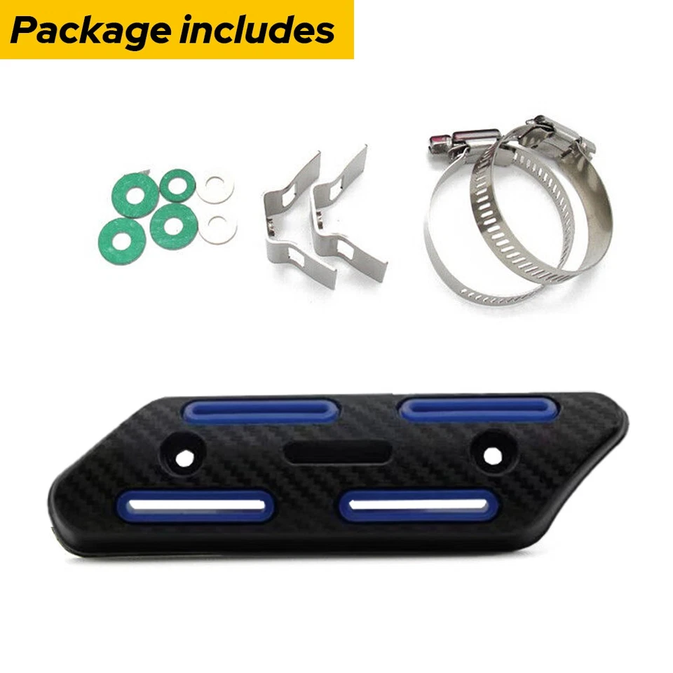 1x Cubierta protectora protectora protectora térmica de tubo para Kawasaki KX250F KX450F KXF 250 450 Foto 4 de 4