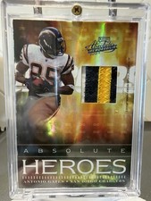Antonio Gates 1/1 Patch 🔥 2007 Absolute Heroes Game Worn PRIME RARE HOF