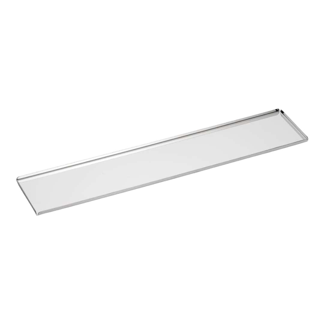 PINTINOX Stainless Steel Rectangular Pastry Tray, Bar Display, 40x10cm